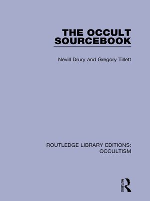 cover image of The Occult Sourcebook